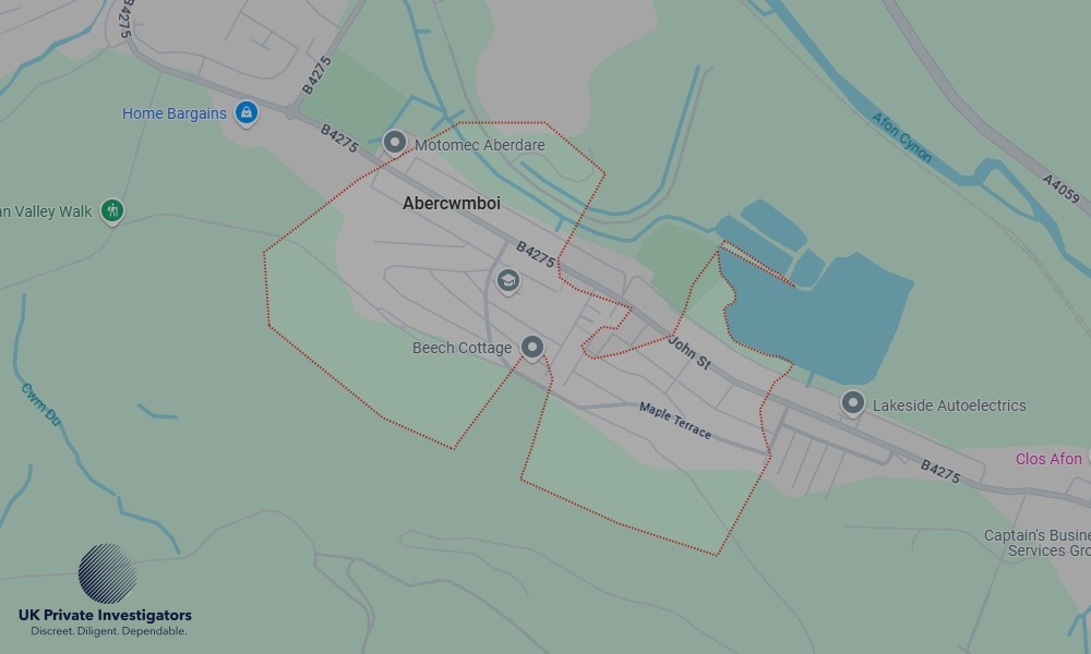 UK Private Investigators - Areas our detectives operate in Abercwmboi