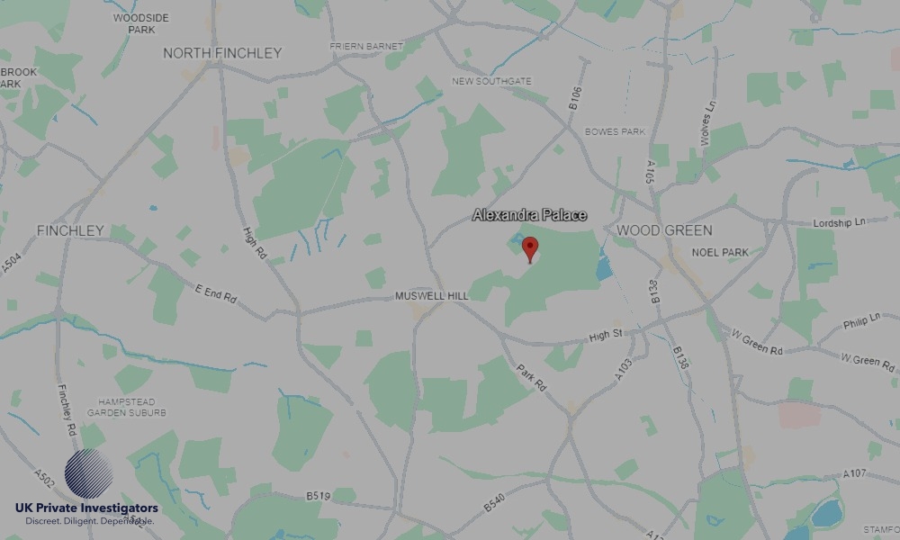 UK Private Investigators - Areas our detectives operate in Alexandra Palace
