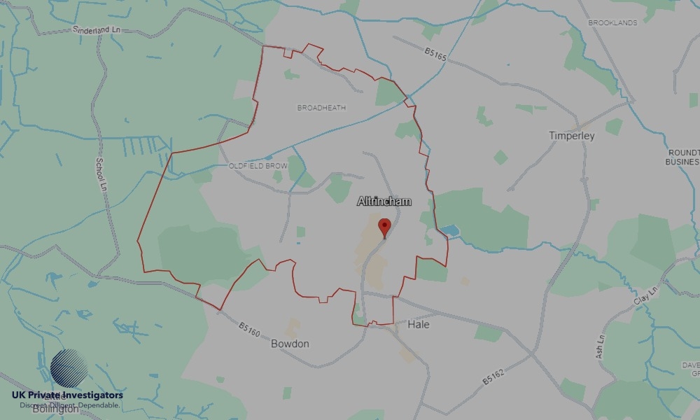 UK Private Investigators - Areas our detectives operate in LoAltrinchamndon