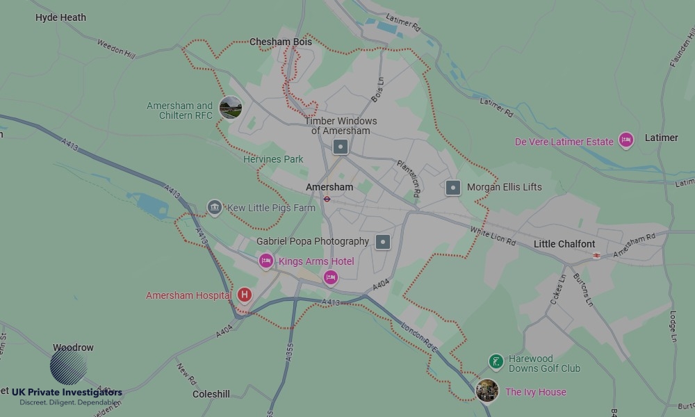 UK Private Investigators - Areas our detectives operate in Amersham