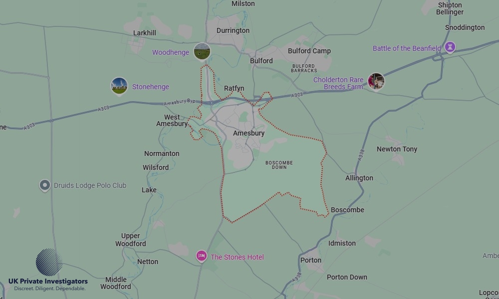 UK Private Investigators - Areas our detectives operate in Amesbury