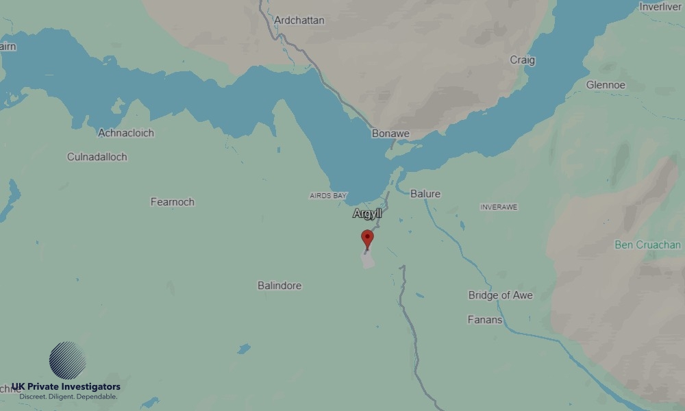 UK Private Investigators - Areas our detectives operate in Argyllshire