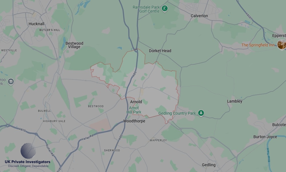 UK Private Investigators - Areas our detectives operate in Arnold