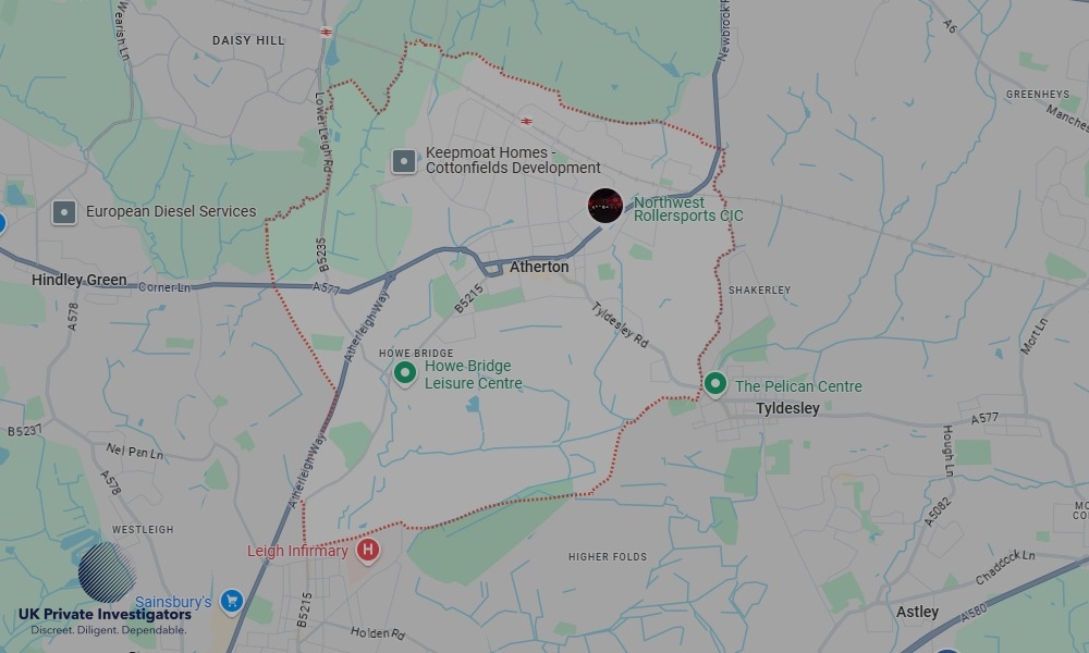 UK Private Investigators - Areas our detectives operate in LoAthertonndon