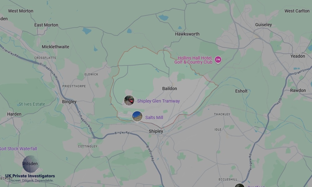 UK Private Investigators - Areas our detectives operate in Baildon
