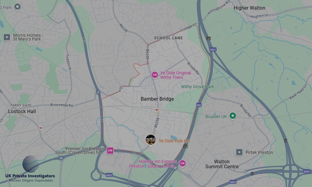 UK Private Investigators - Areas our detectives operate in LoBamber Bridgendon