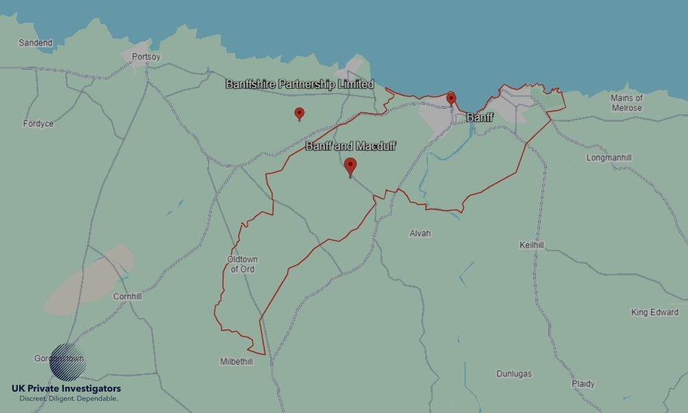 UK Private Investigators - Areas our detectives operate in Banffshire