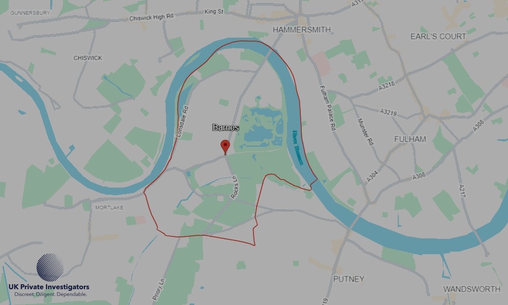 UK Private Investigators - Areas our detectives operate in Barnes