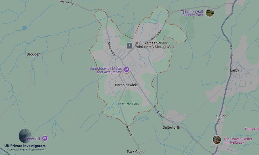 UK Private Investigators - Areas our detectives operate in Barnoldswick