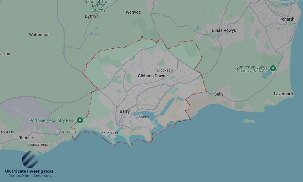 UK Private Investigators - Areas our detectives operate in LoBarryndon