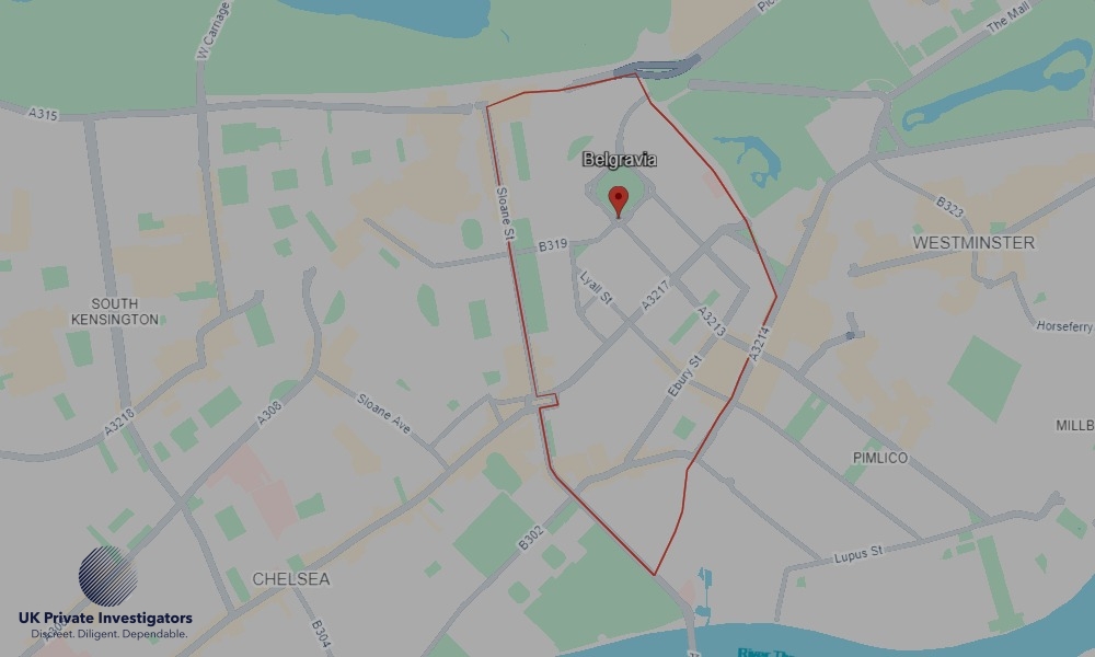 UK Private Investigators - Areas our detectives operate in Belgravia