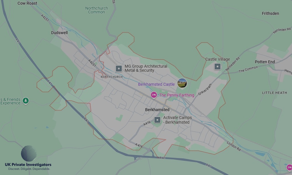 UK Private Investigators - Areas our detectives operate in Berkhamsted