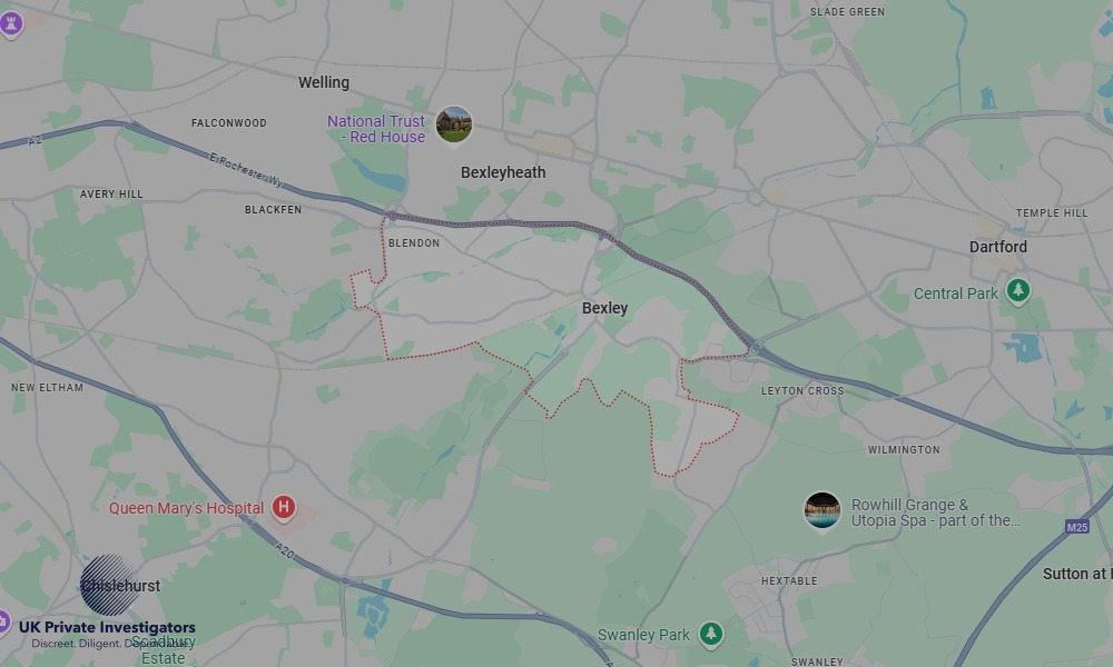 UK Private Investigators - Areas our detectives operate in Bexley
