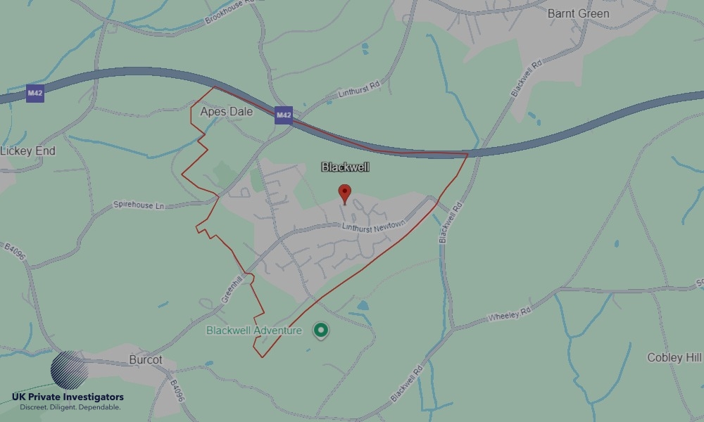 UK Private Investigators - Areas our detectives operate in Blackwell