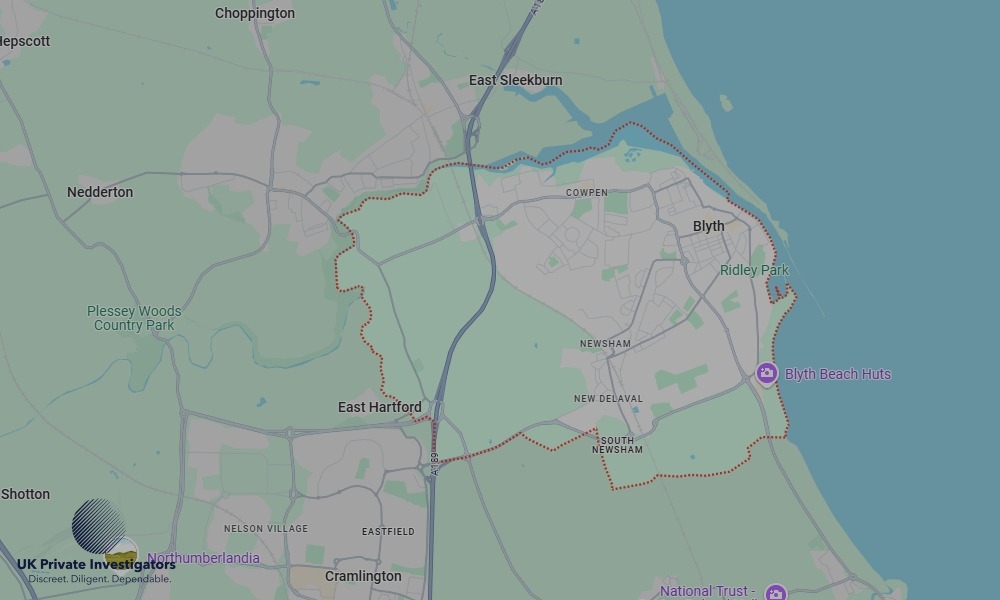 UK Private Investigators - Areas our detectives operate in LoBlythndon