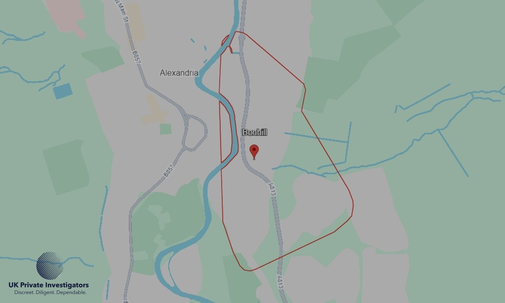 UK Private Investigators - Areas our detectives operate in Bonhill