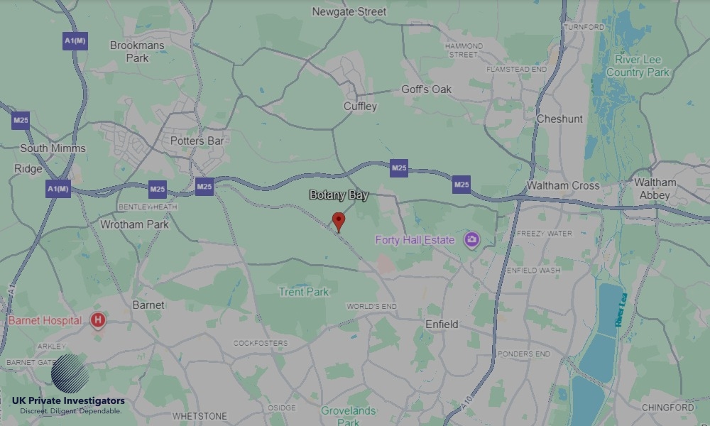 UK Private Investigators - Areas our detectives operate in Bontany Bay