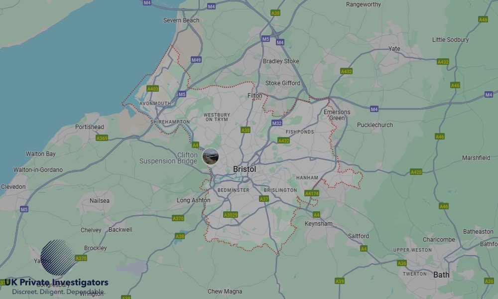 UK Private Investigators - Areas our detectives operate in LoBristolndon