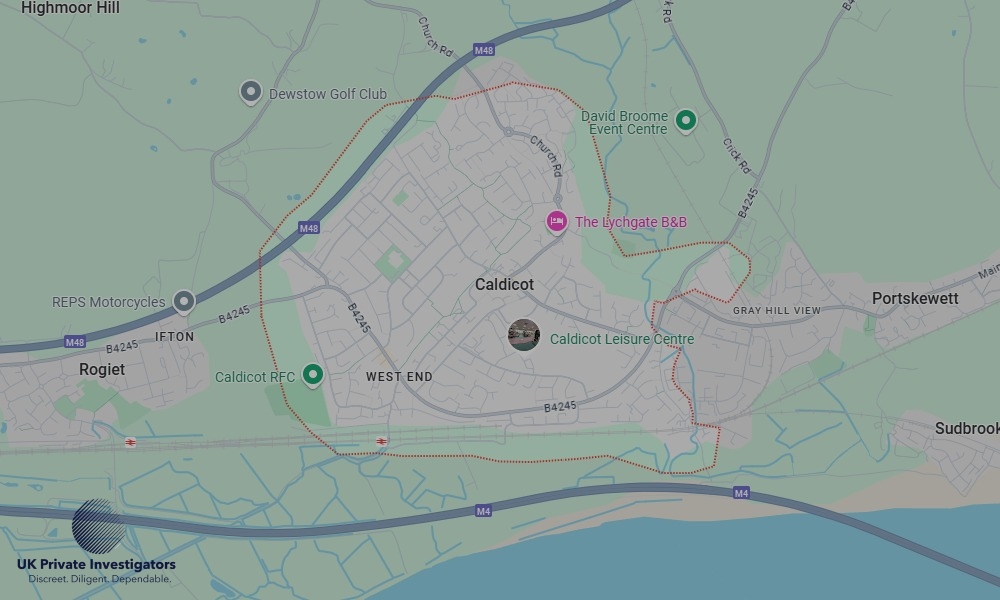 UK Private Investigators - Areas our detectives operate in Caldicot