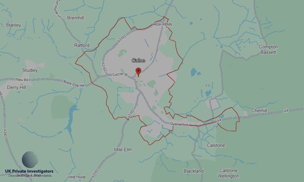 UK Private Investigators - Areas our detectives operate in Calne