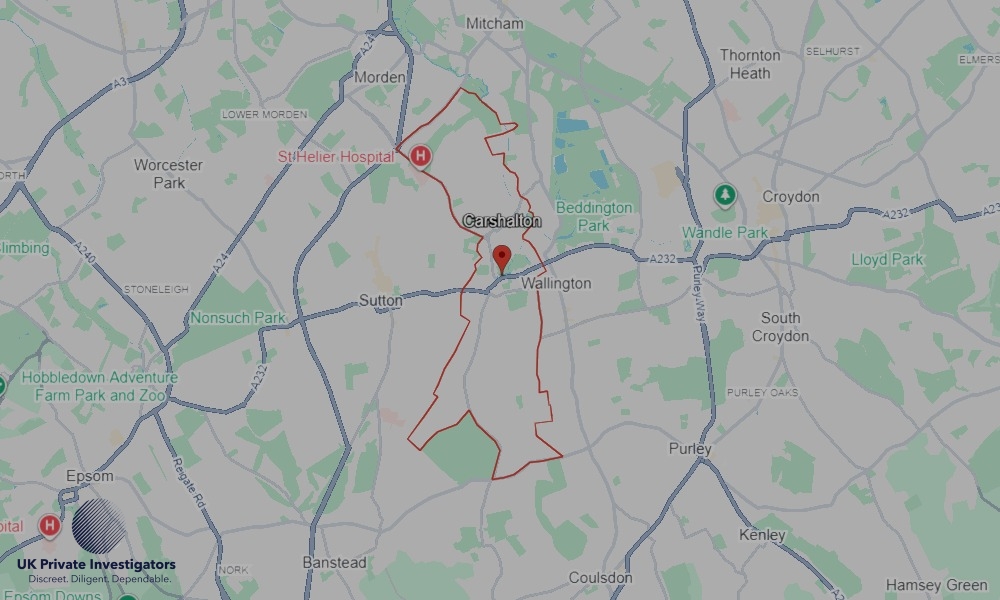 UK Private Investigators - Areas our detectives operate in Carshalton