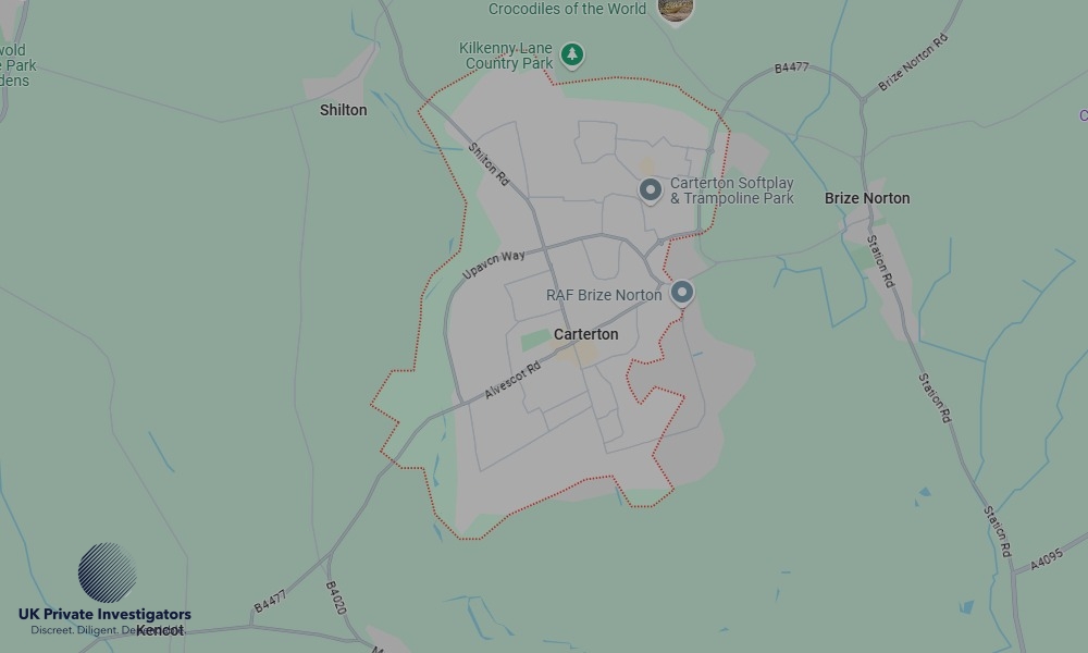 UK Private Investigators - Areas our detectives operate in Carterton