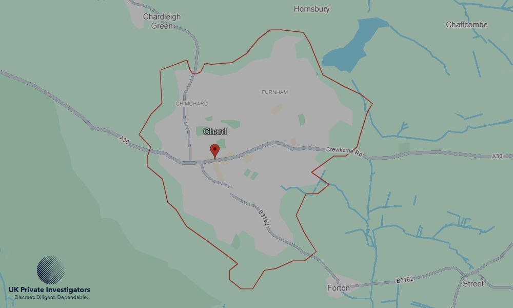 UK Private Investigators - Areas our detectives operate in Chard