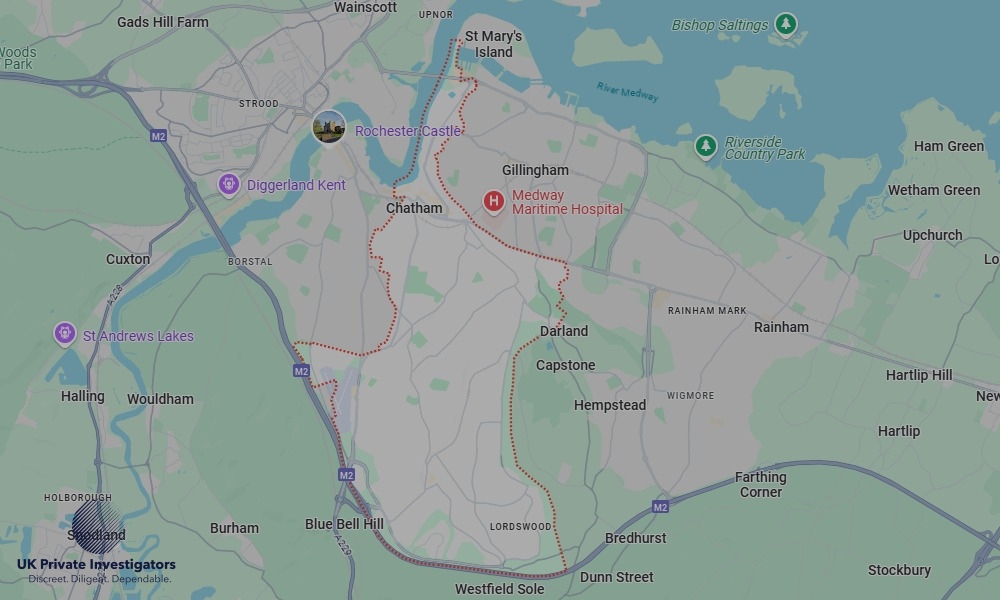 UK Private Investigators - Areas our detectives operate in LoChathamndon