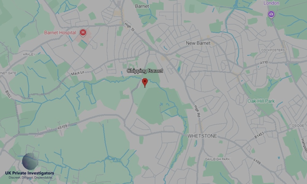 UK Private Investigators - Areas our detectives operate in Chipping Barnet