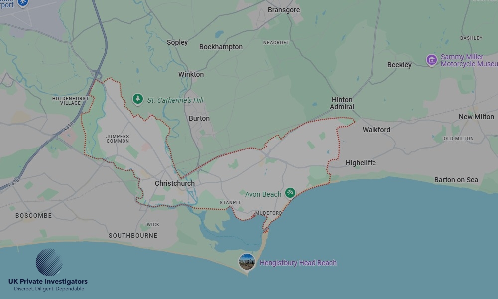 UK Private Investigators - Areas our detectives operate in LoChristchurchndon