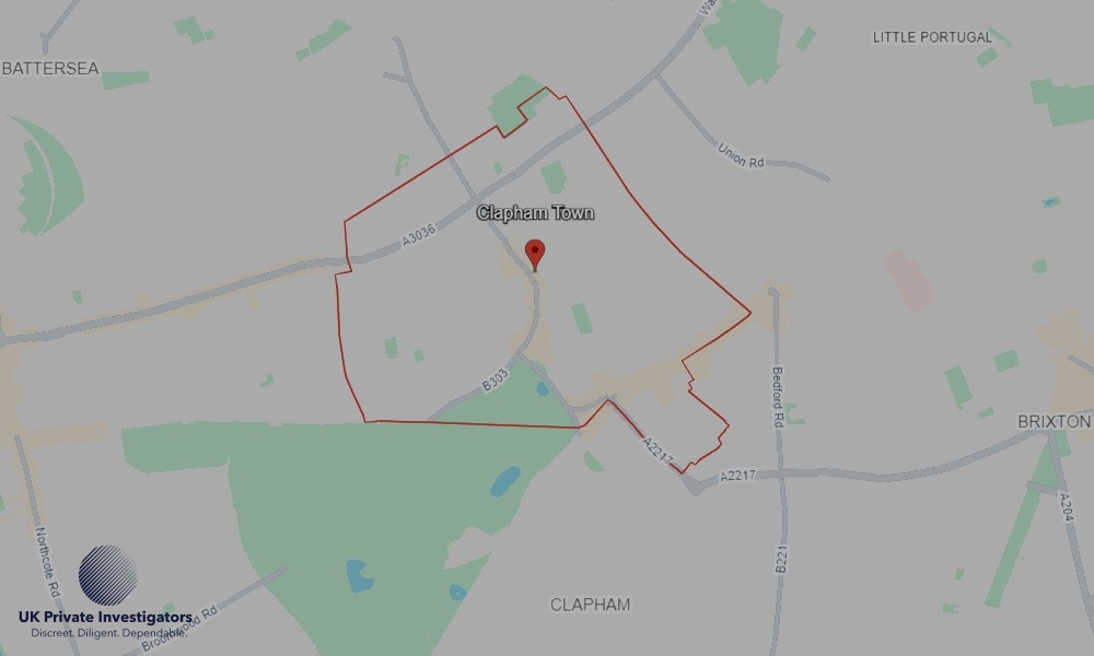UK Private Investigators - Areas our detectives operate in Clapham