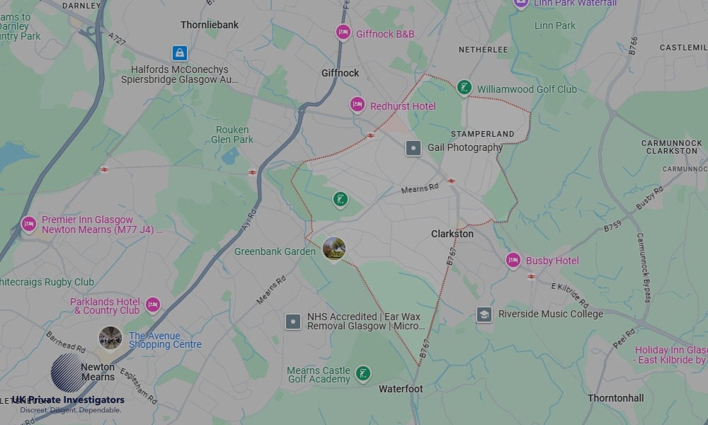 UK Private Investigators - Areas our detectives operate in Clarkston