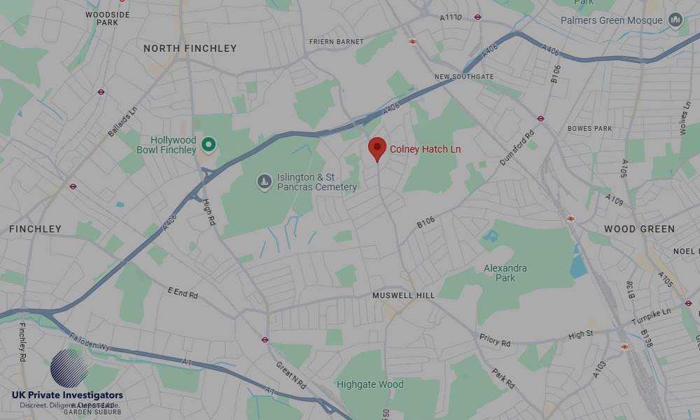 UK Private Investigators - Areas our detectives operate in Colney Hatch
