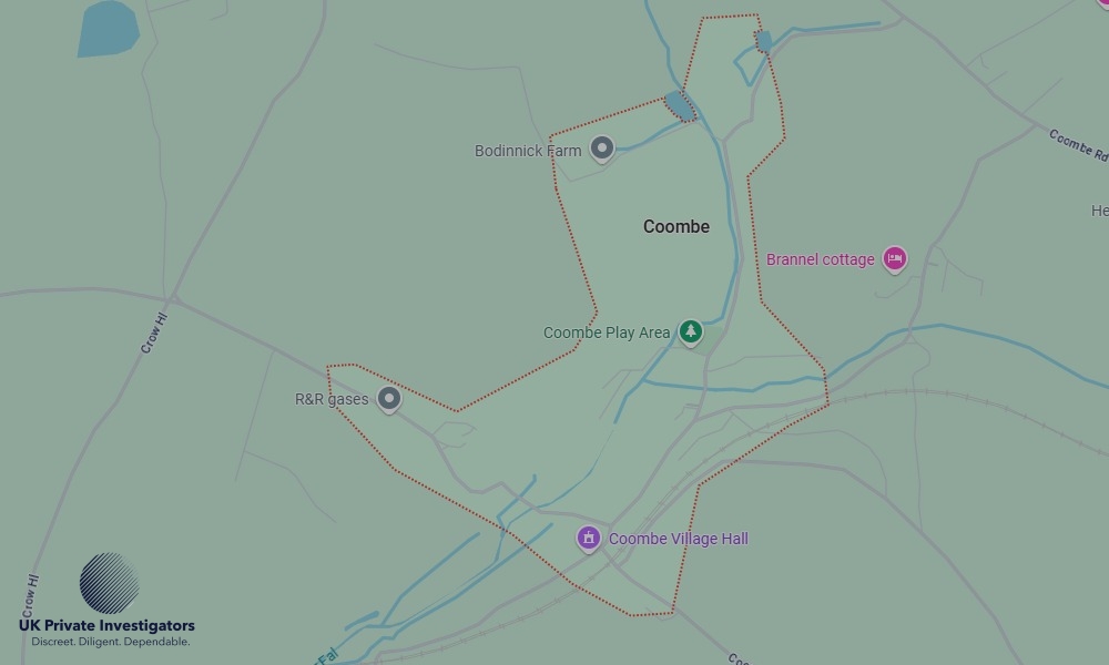 UK Private Investigators - Areas our detectives operate in Coombe