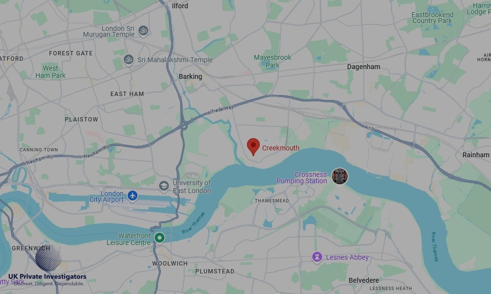 UK Private Investigators - Areas our detectives operate in Creekmouth
