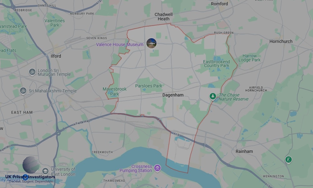 UK Private Investigators - Areas our detectives operate in Dagenham