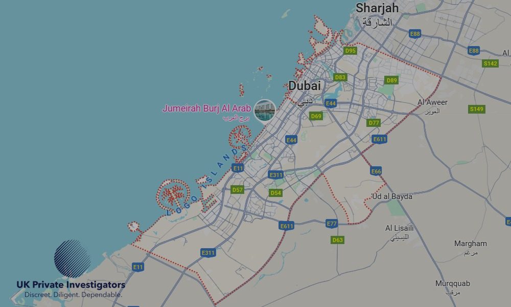 UK Private Investigators - Areas our detectives operate in Dubai