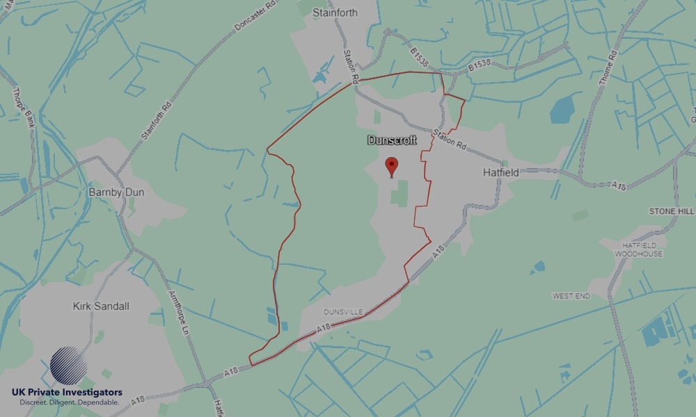 UK Private Investigators - Areas our detectives operate in Dunscroft