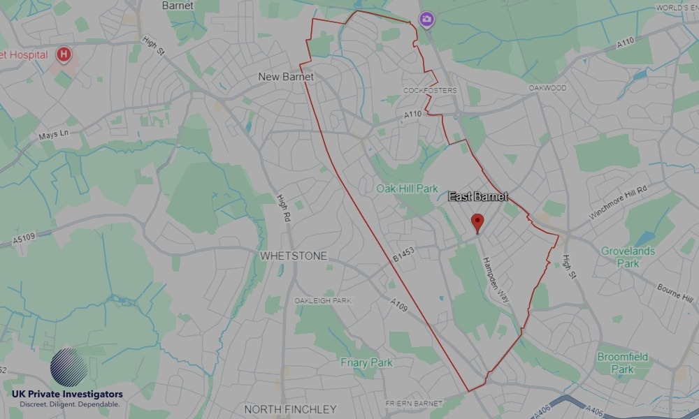 UK Private Investigators - Areas our detectives operate in East Barnet