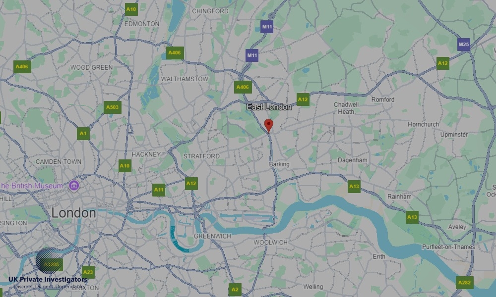 UK Private Investigators - Areas our detectives operate in East London