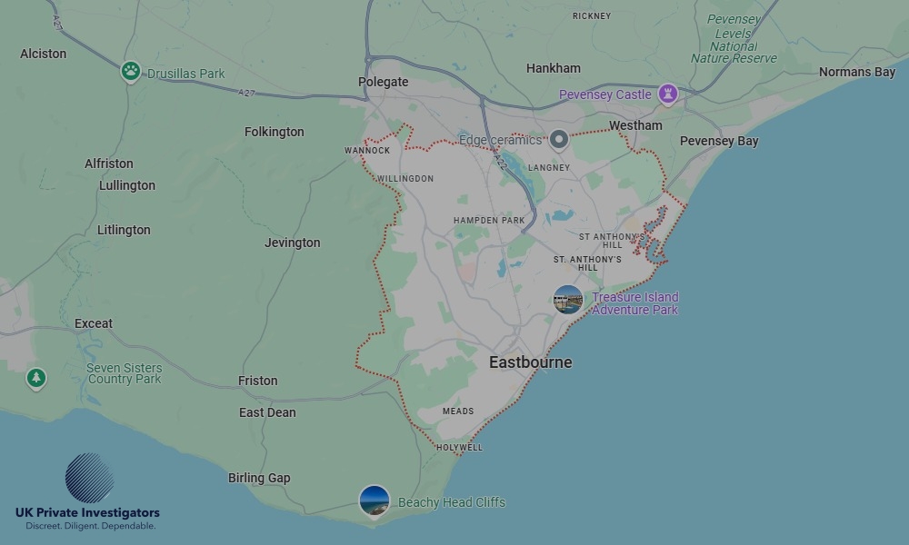 UK Private Investigators - Areas our detectives operate in LoEastbournendon