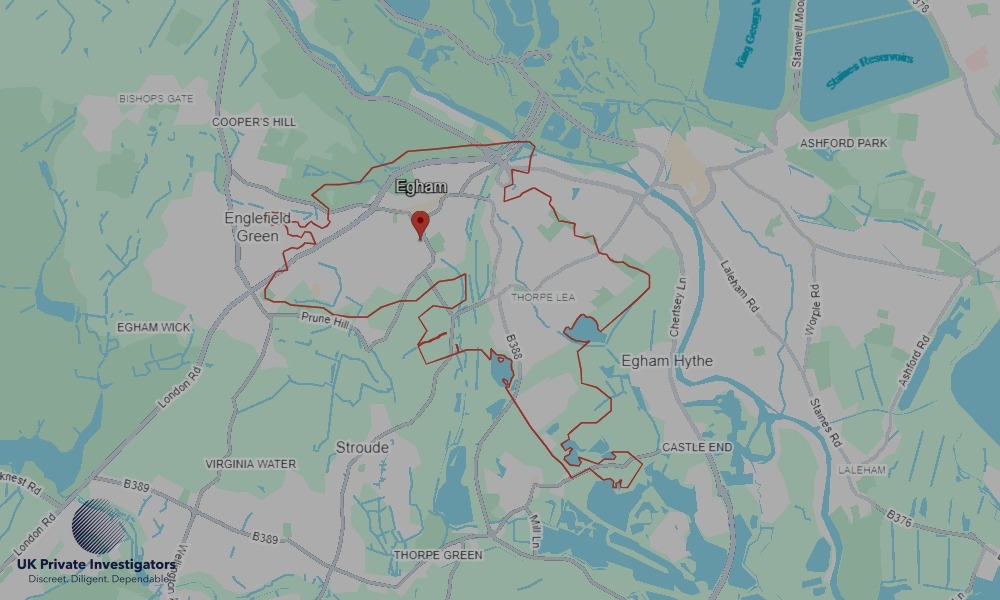 UK Private Investigators - Areas our detectives operate in Egham