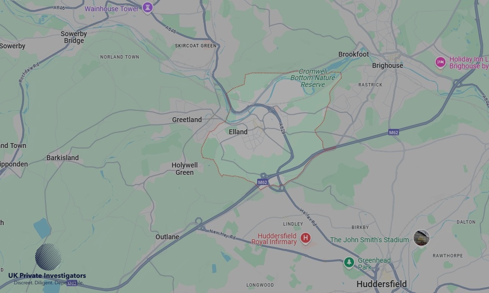 UK Private Investigators - Areas our detectives operate in Elland