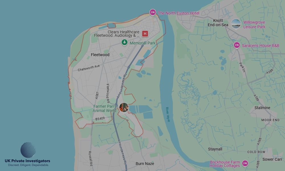 UK Private Investigators - Areas our detectives operate in Fleetwood