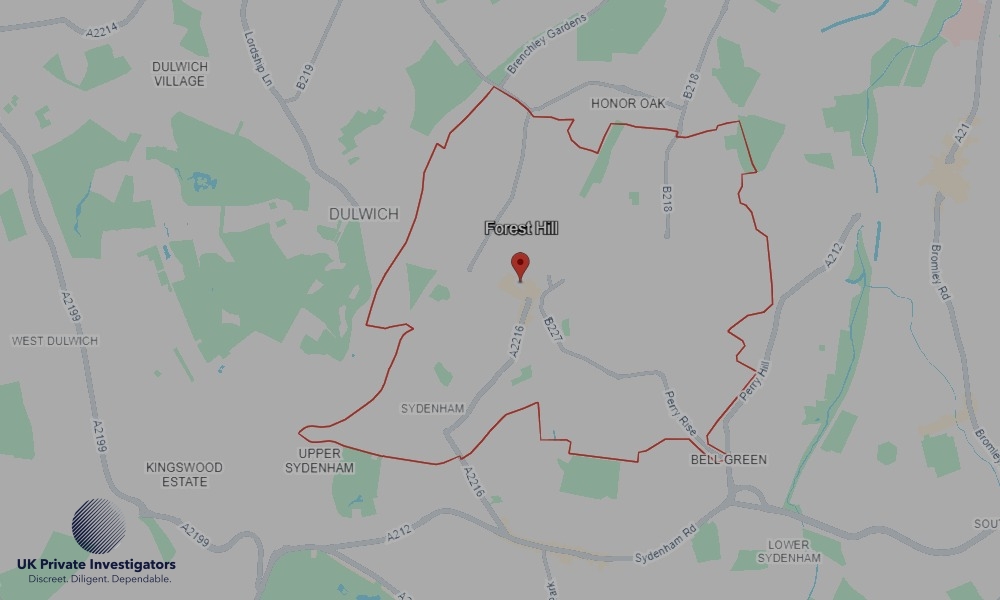 UK Private Investigators - Areas our detectives operate in Forest Hill