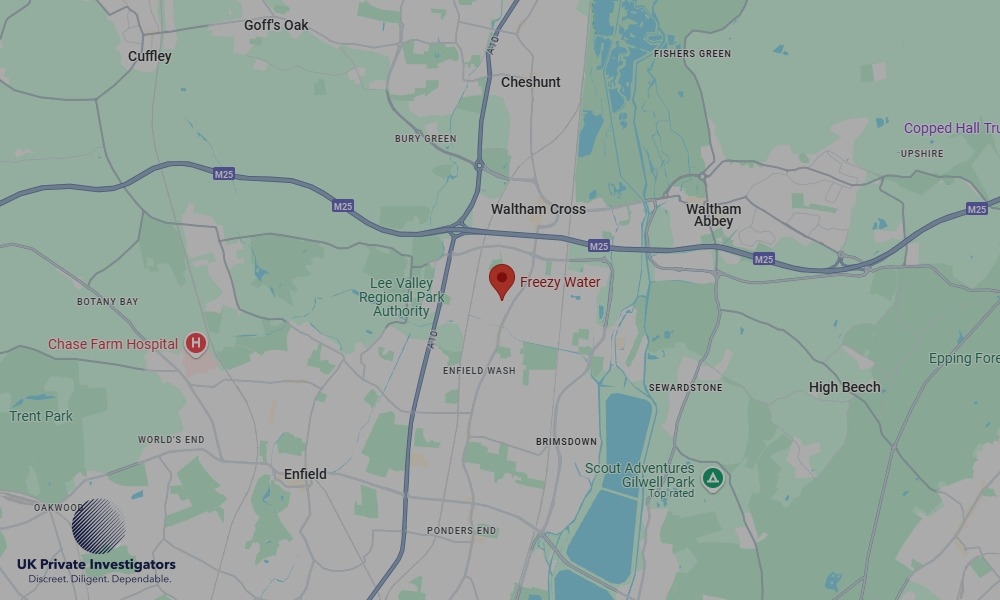 UK Private Investigators - Areas our detectives operate in Freezywater