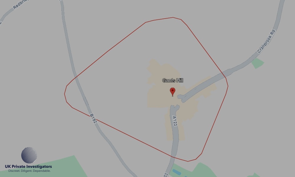 UK Private Investigators - Areas our detectives operate in Gants Hill