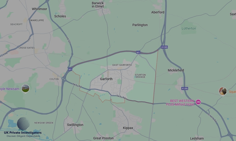 UK Private Investigators - Areas our detectives operate in Garforth