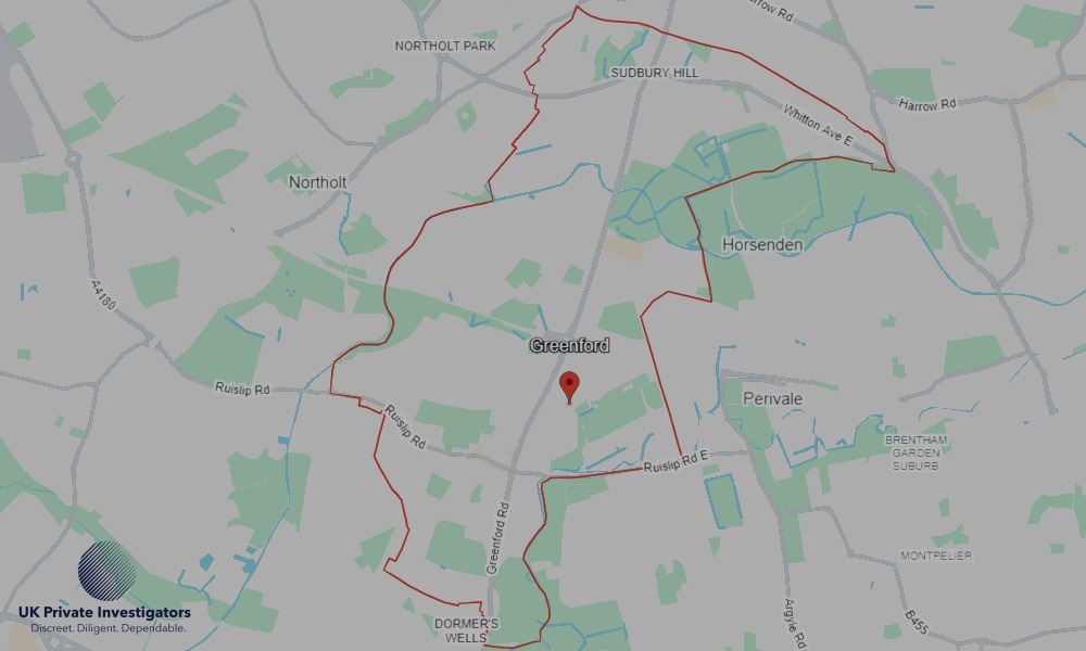 UK Private Investigators - Areas our detectives operate in Greenford