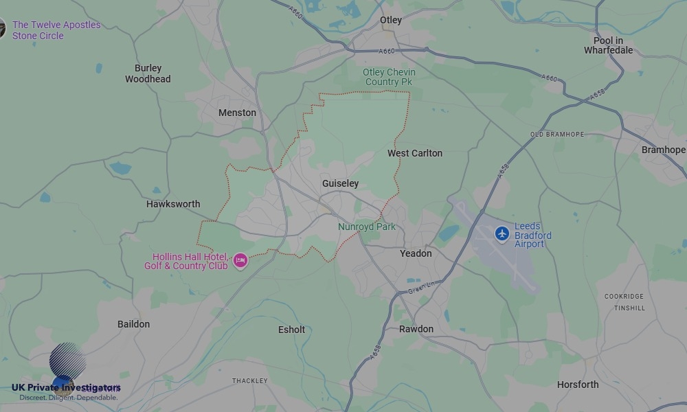 UK Private Investigators - Areas our detectives operate in Guiseley